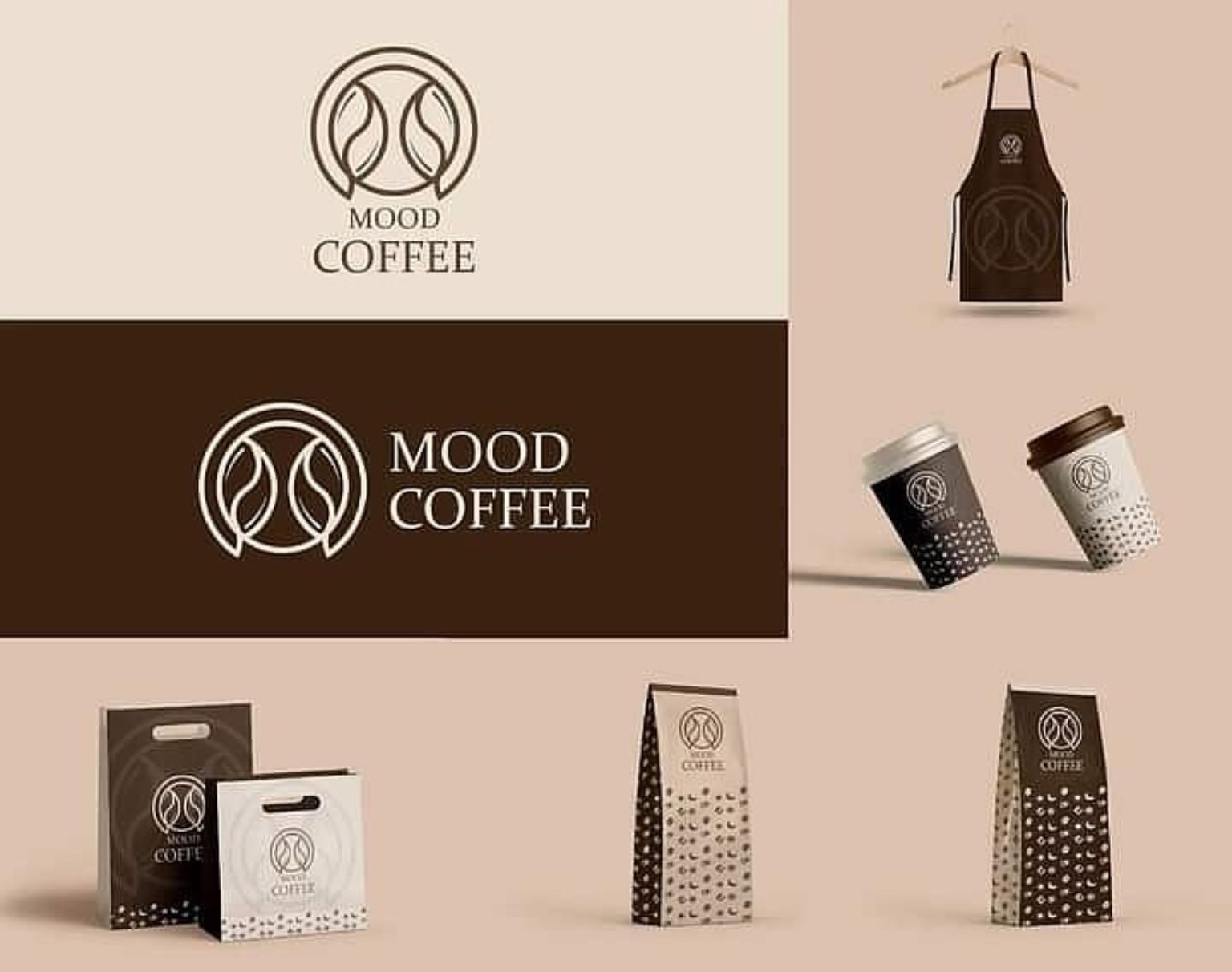 Mood Coffee brand identity design